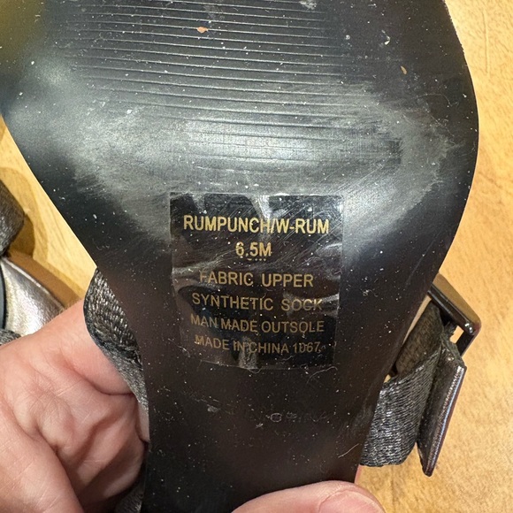 Steve Madden x Winnie Harlow Rum punch stiletto heel sandals 6.5 gray - Picture 8 of 9